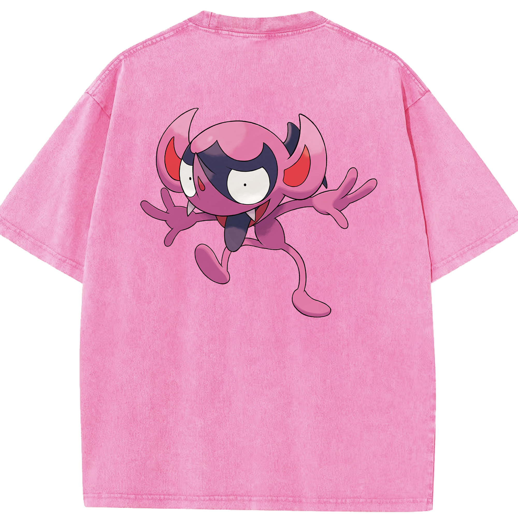 （画像用） ポケットモンスター Pokémon 綿100% ヴィンテージ風 半袖Tシャツ（背面プリント）